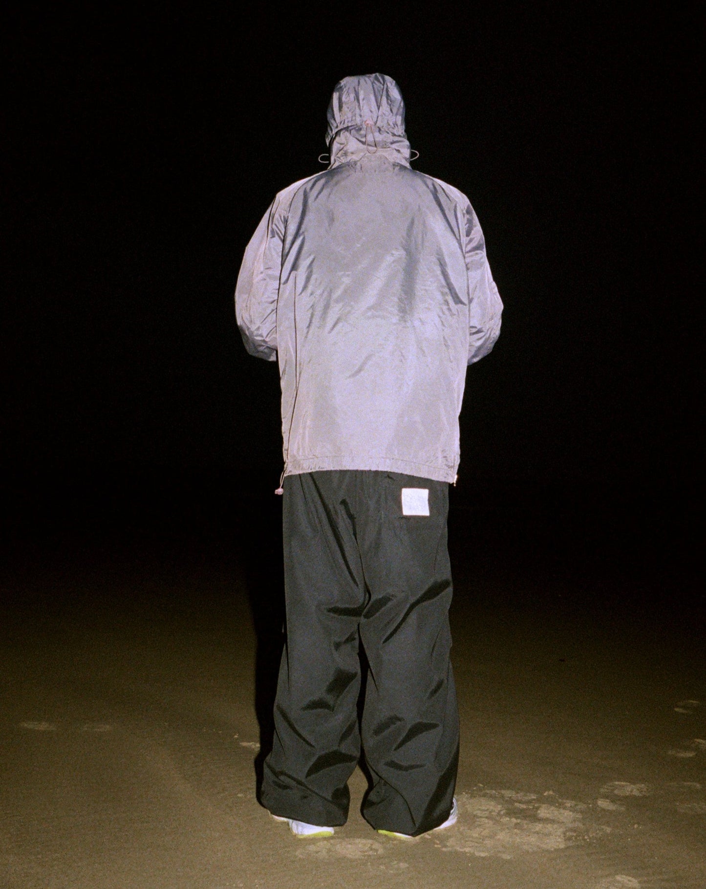 fadepants baggys for days handmade in france with love navy water waterproof parachute baggy pants