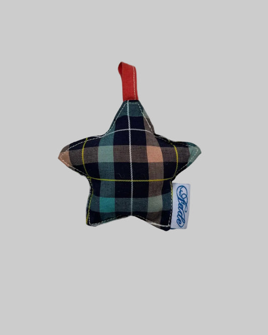 Star Charm - Plaid and Check