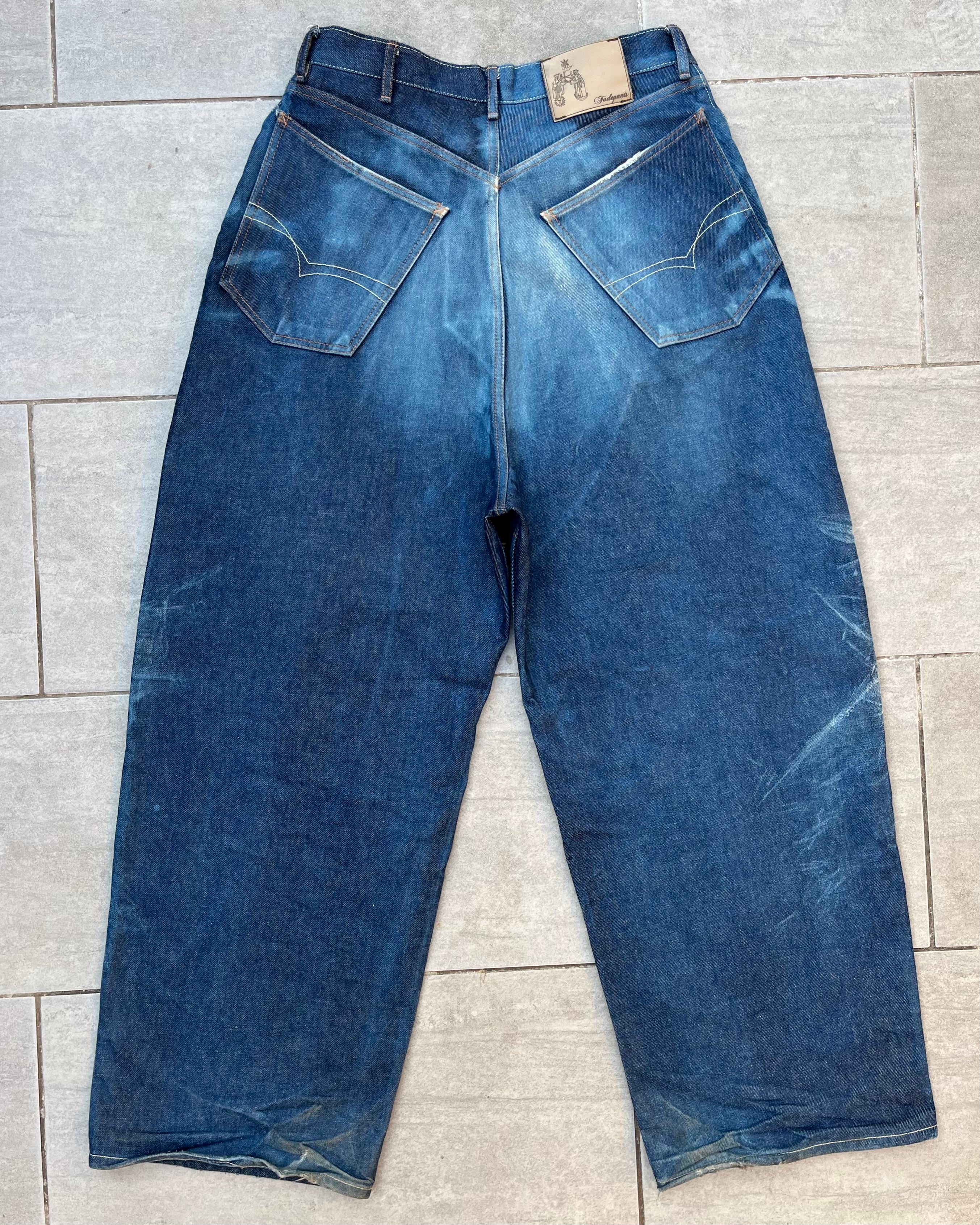 パンツ fadepants Silver Black Jeans GREENY Faded Phantasy Jeans (Green) – YARDSALE