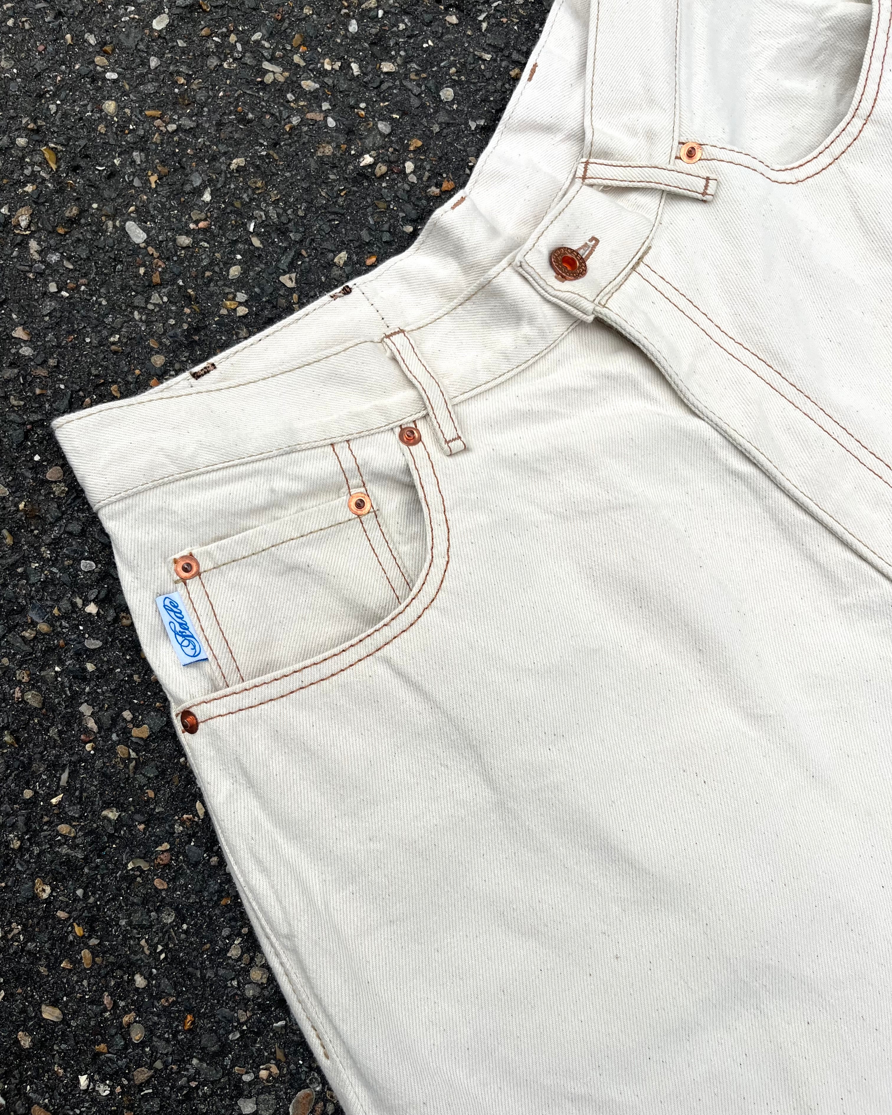 Super Baggy Jeans - Natural – fadepants