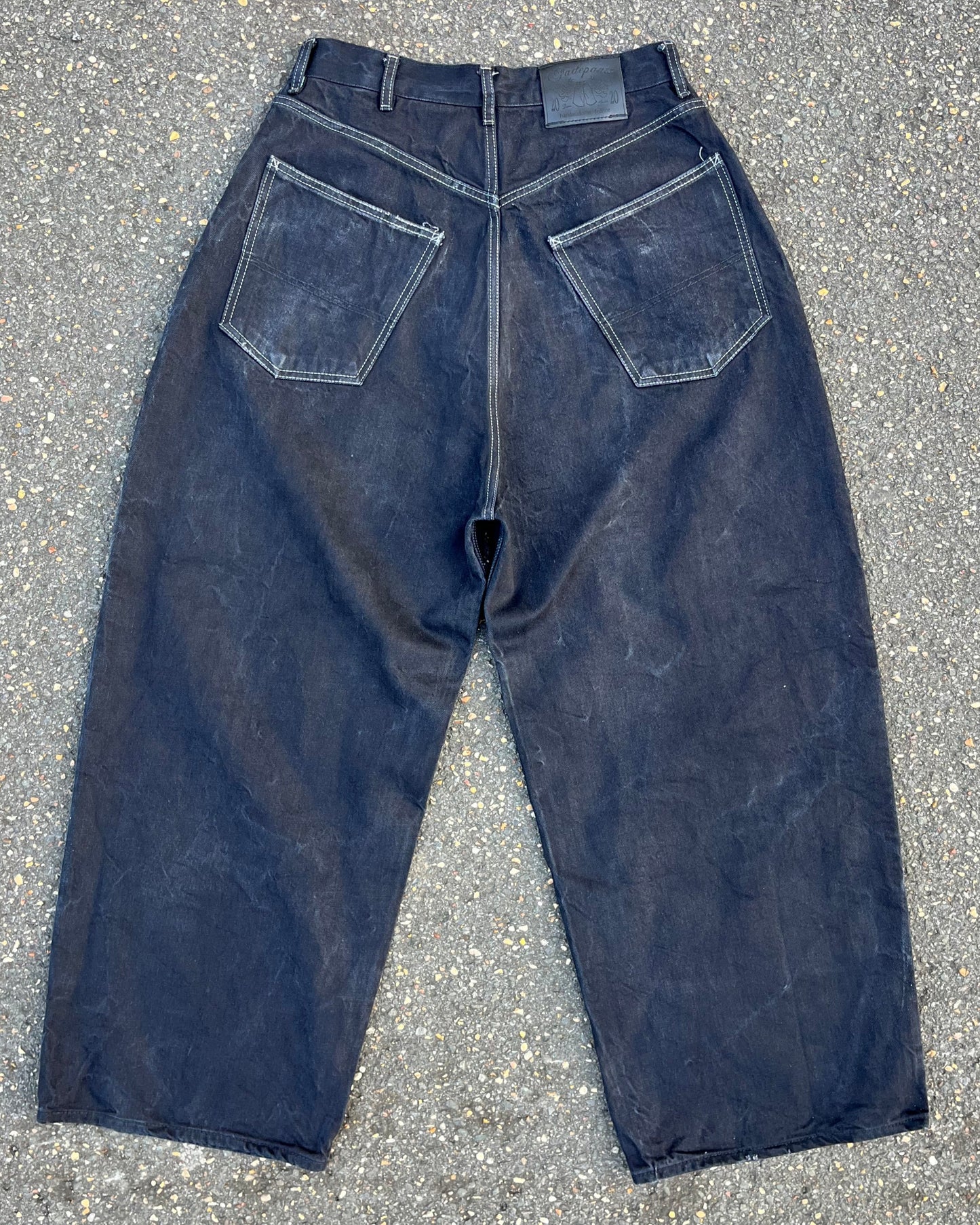 Silver Black Jeans