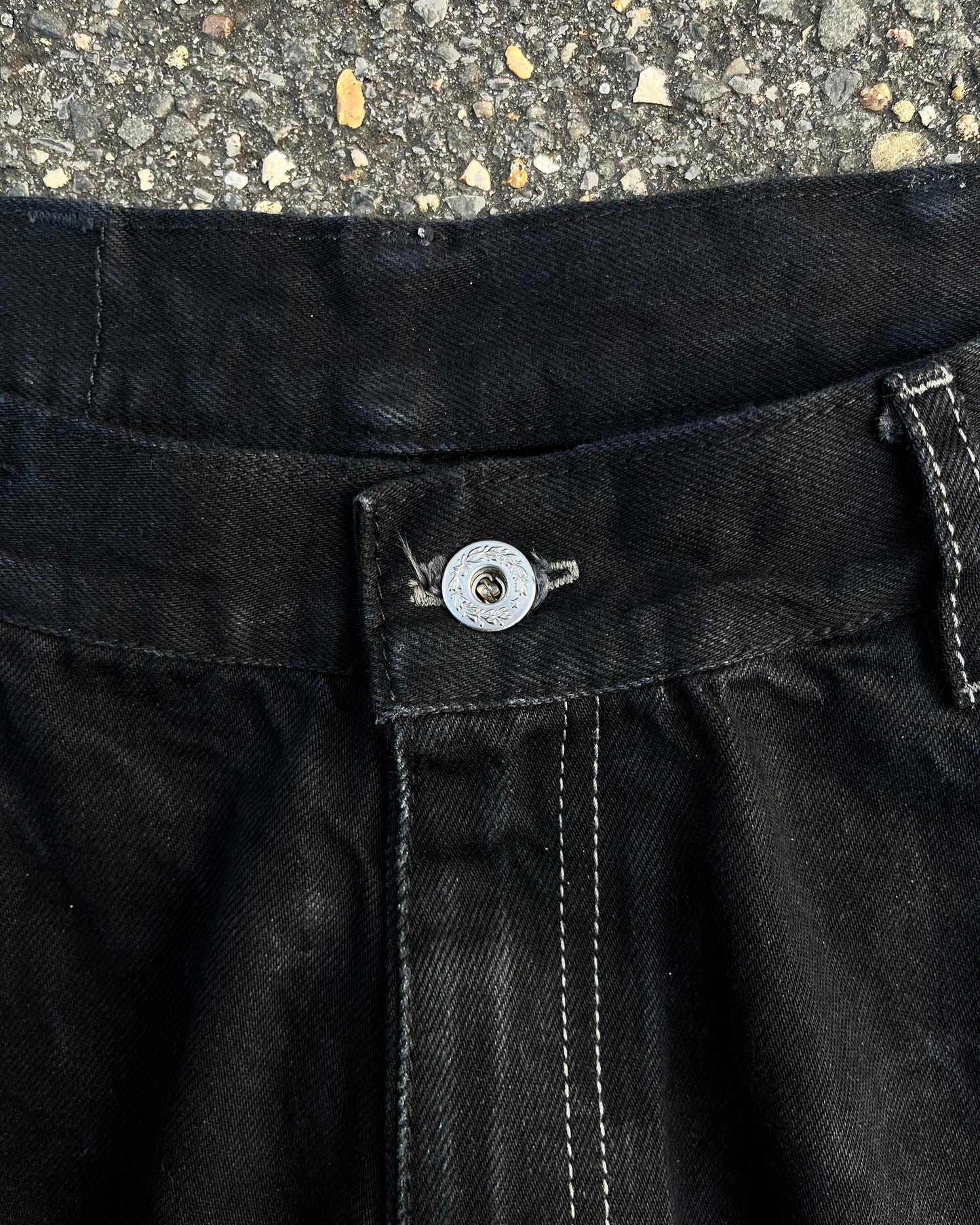 Silver Black Jeans
