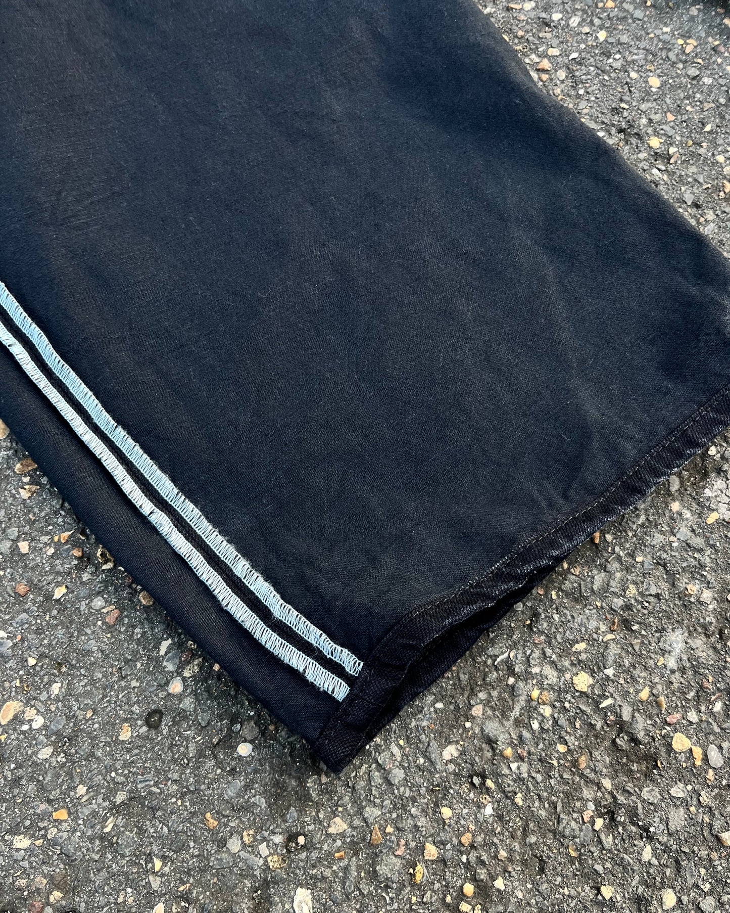 Silver Black Jeans