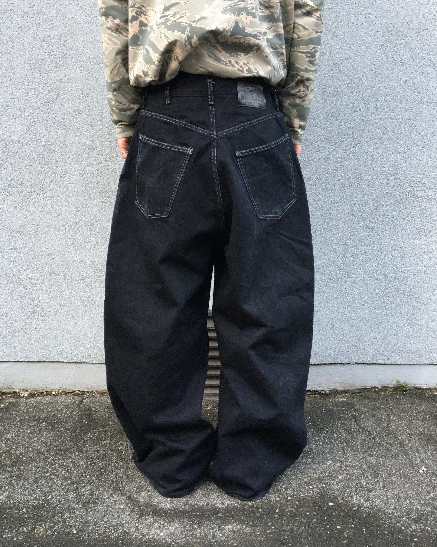 Silver Black Jeans