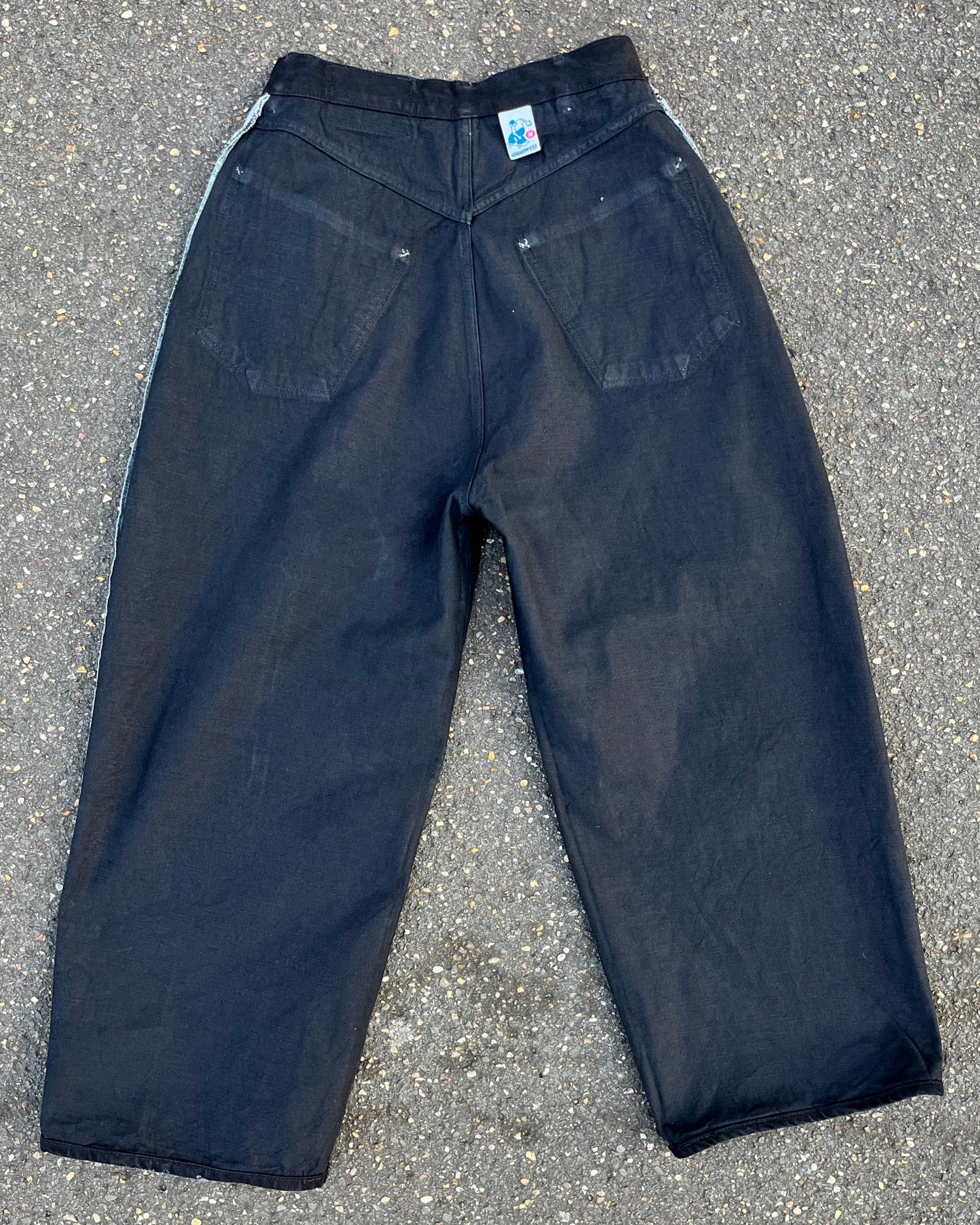 Silver Black Jeans